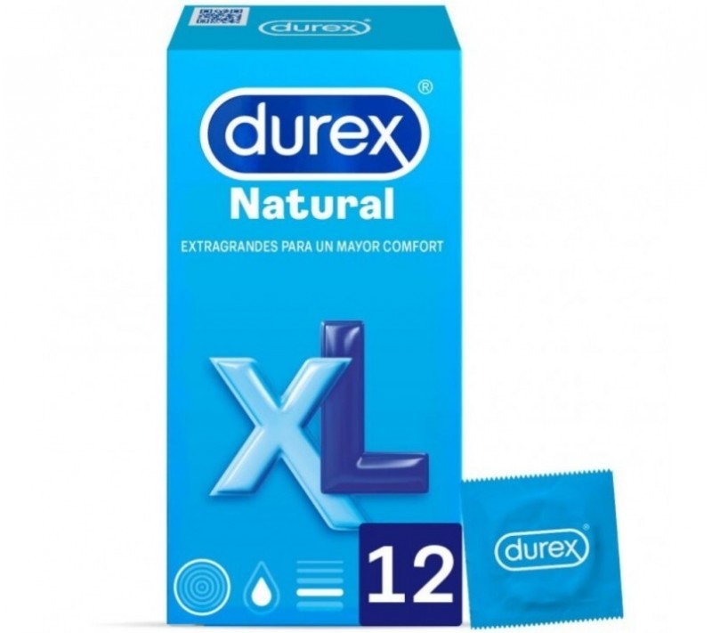 UNIDADES DUREX NATURAL XL 12