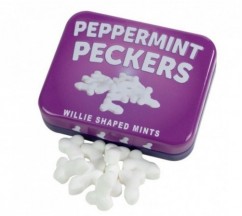 SPENCER & FLEETWOOD PEPERMINT PECKERS WILLIE SHAPED MINTS